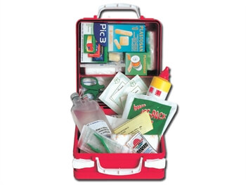 KIT PRONTO SOCCORSO ALLEGATO 2 MAGG. – valigetta plastica - Rescue Italia.it